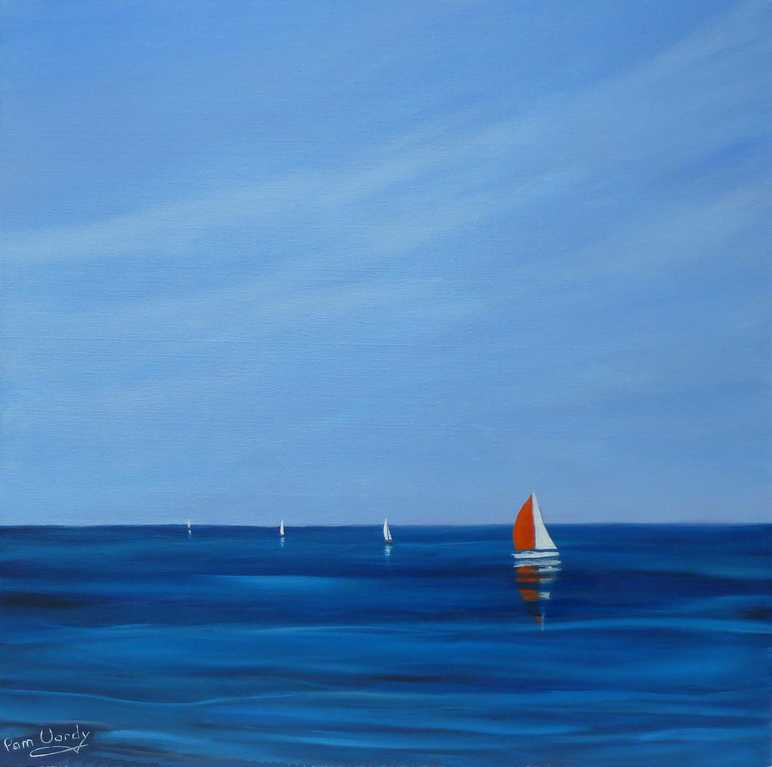 Sea painting for sale | painting of sailing boats for sale